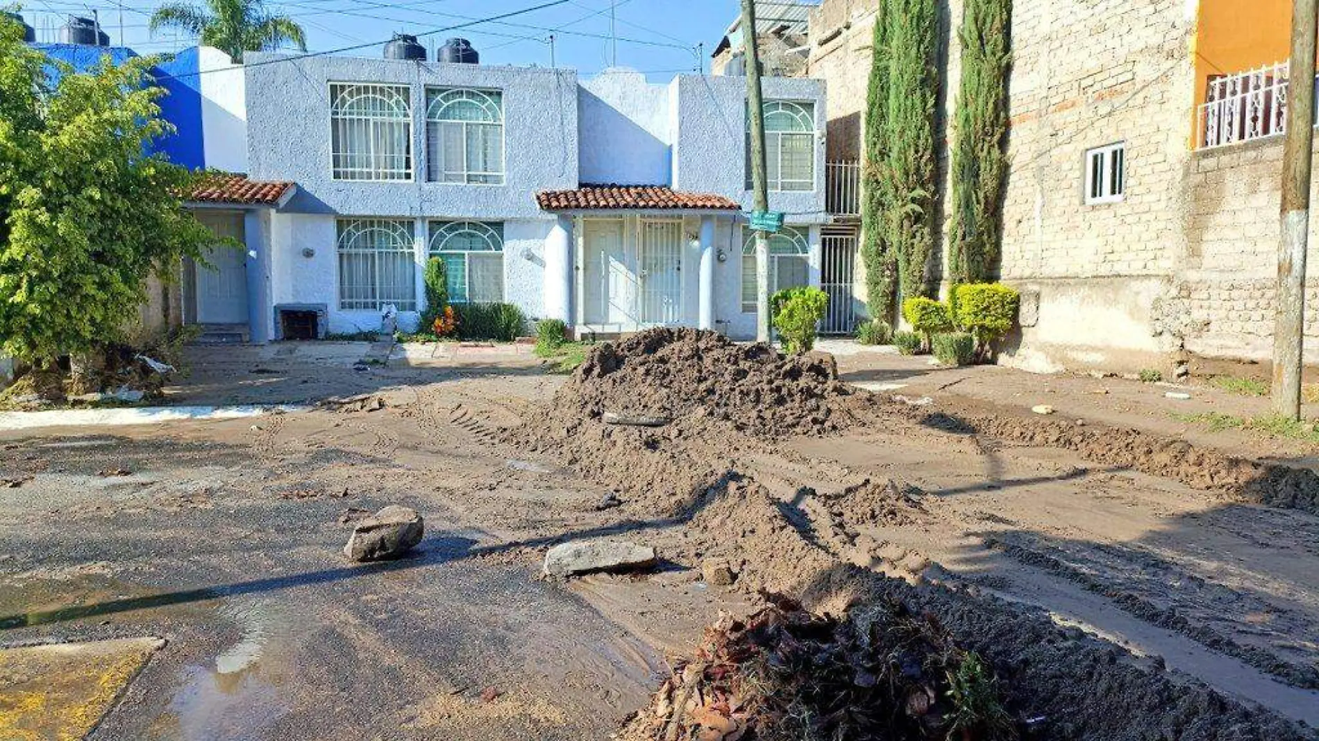 Villas Perisur se vieron afectadas por las lluvias